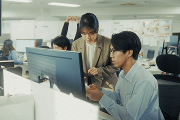 GLANZメンバーの仕事の様子